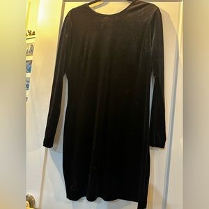 Velvet black dress